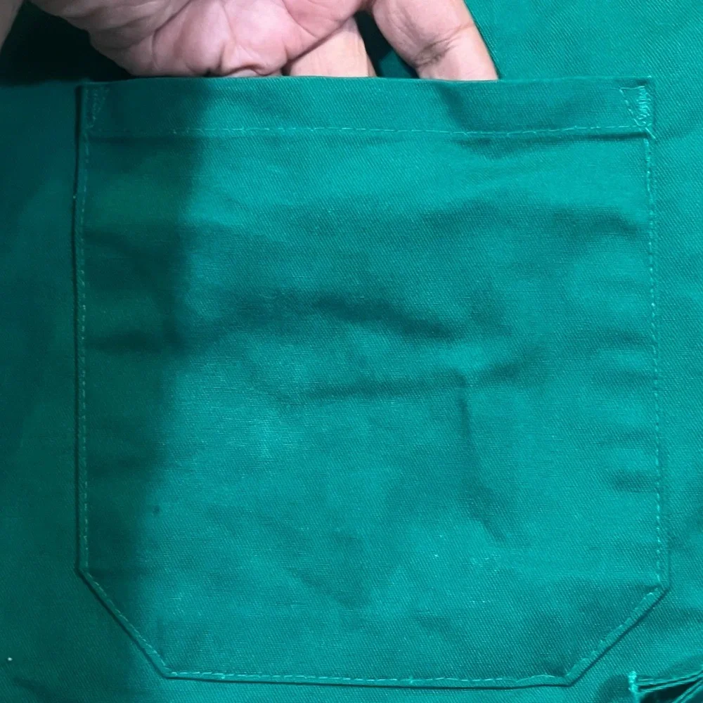 Starbucks Barista Apron Green Embroidered‎  Logo Uniform 2 Pockets Adjustable